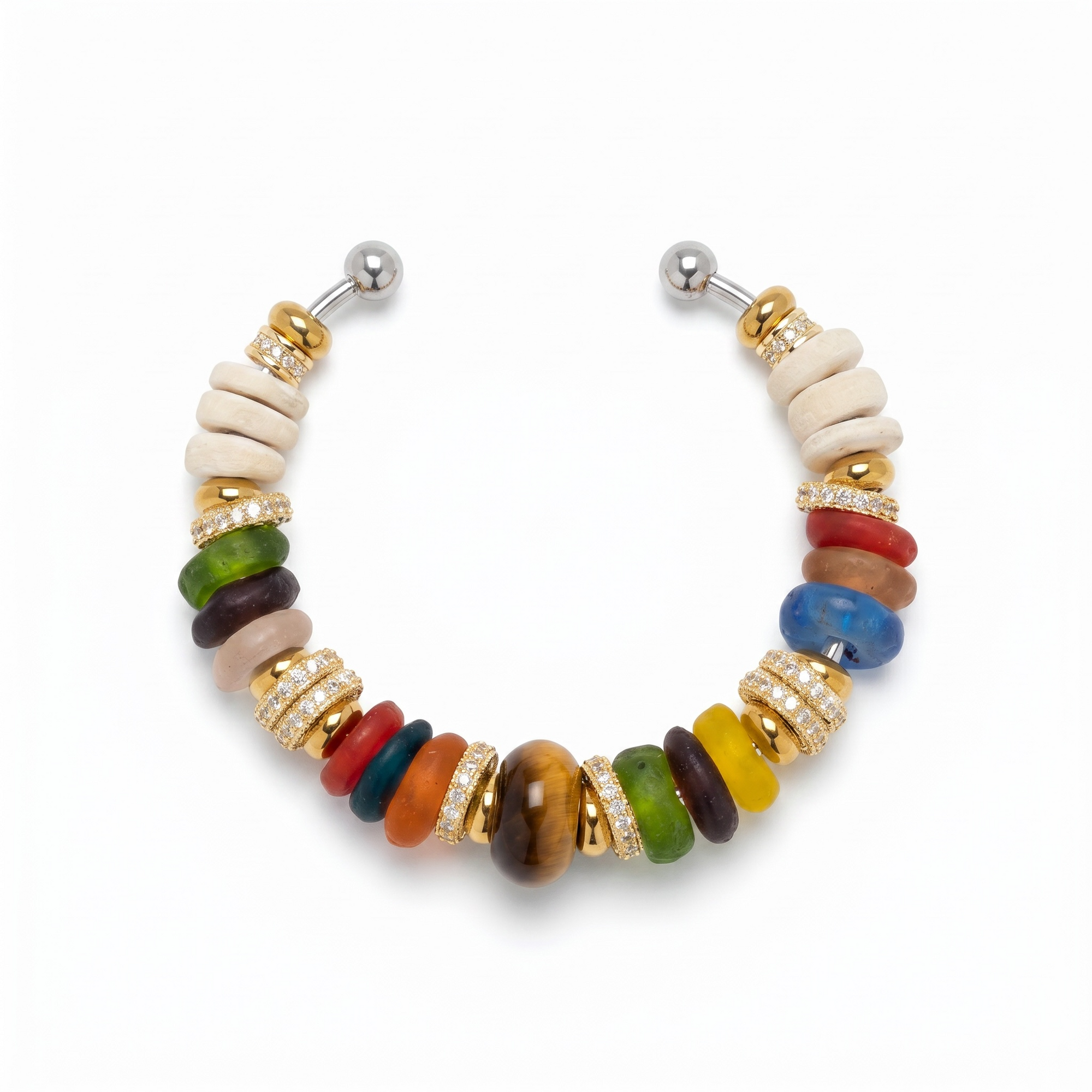 SIGAL - BRACELET JONC NAYA MUTICOLORE