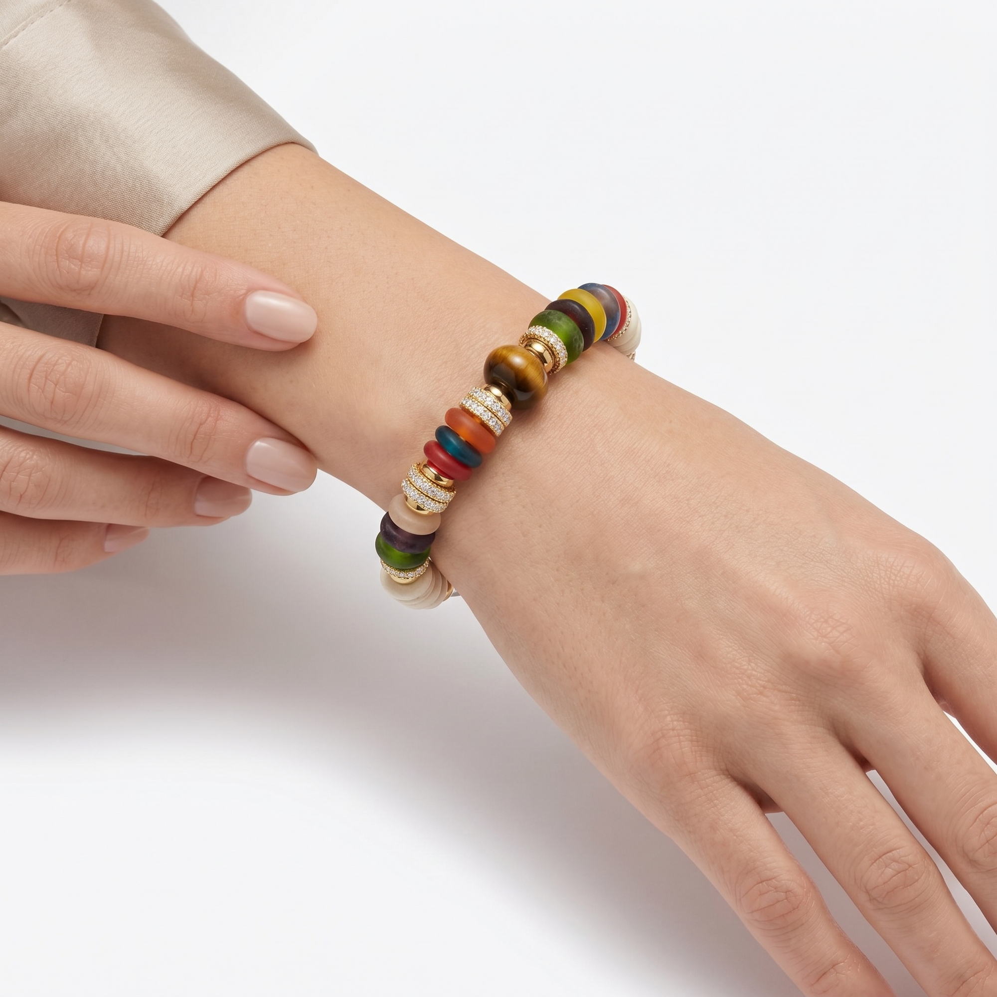 SIGAL - BRACELET JONC NAYA MUTICOLORE
