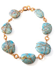 GAS BIJOUX - COLLIER RAINBOW GRAND MODELE - TURQUOISE