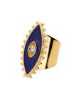 ARGELOUSE - Bague KARMA - Brun et Bleu