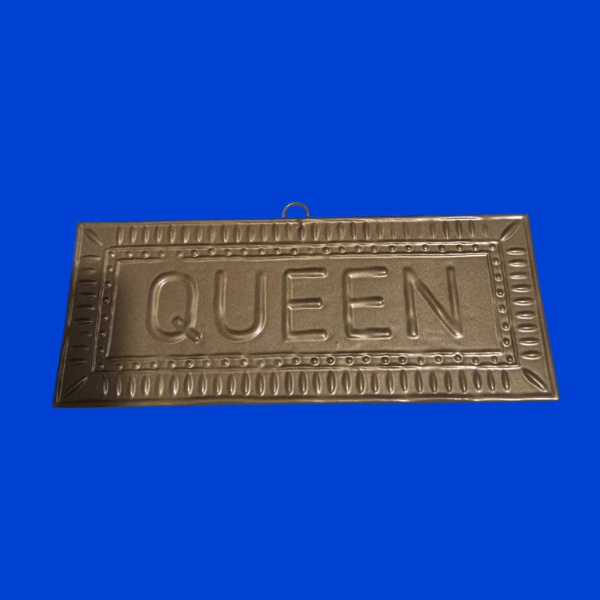 Plaque murale doré QUEEN 