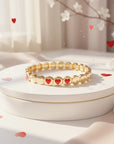 SIMONE A BORDEAUX - COLORFULL GOLD COEUR - CAPSULE ST VALENTIN - 2 tailles