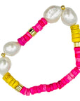 TARAJWL - Bracelet - Modèle fresh water pearls costa