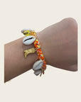 CREATION LOLOTTE - Bracelet Bandana Orange