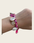 CREATION LOLOTTE - Bracelet Bandana Rose