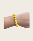 CREATION LOLOTTE - Bracelet Perles Jaune