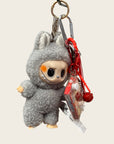 POP MART - Bijoux de sac Labubu Gris